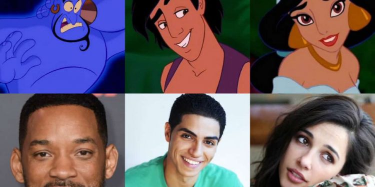 Primer vistazo a los personajes de ‘Aladdin’.