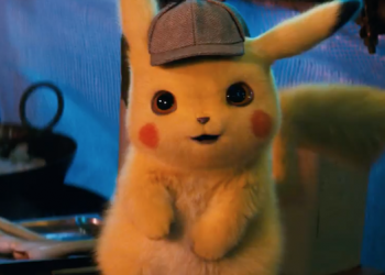 Primera foto de Ryan Reynolds convirtiéndose en ‘Detective Pikachu’.