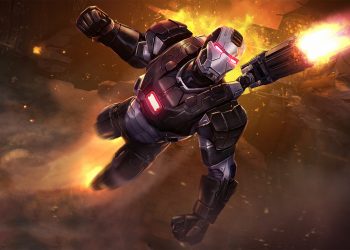 Esta es la armadura gigante de War Machine en ‘Avengers Endgame’.