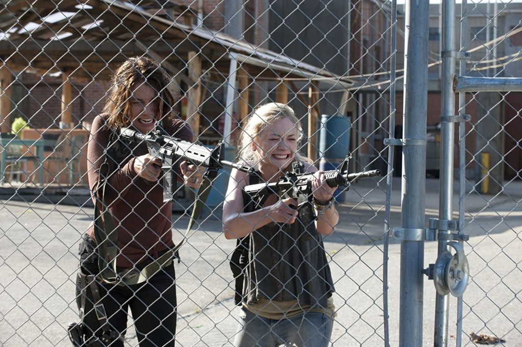 Maggie y Beth en The Walking Dead