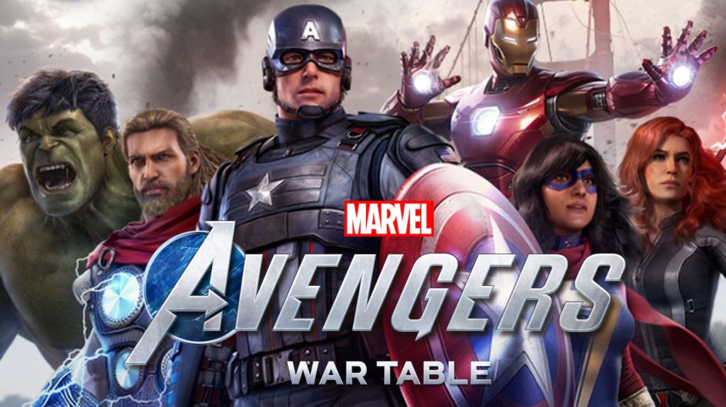Imagen promocional del juego de Avengers