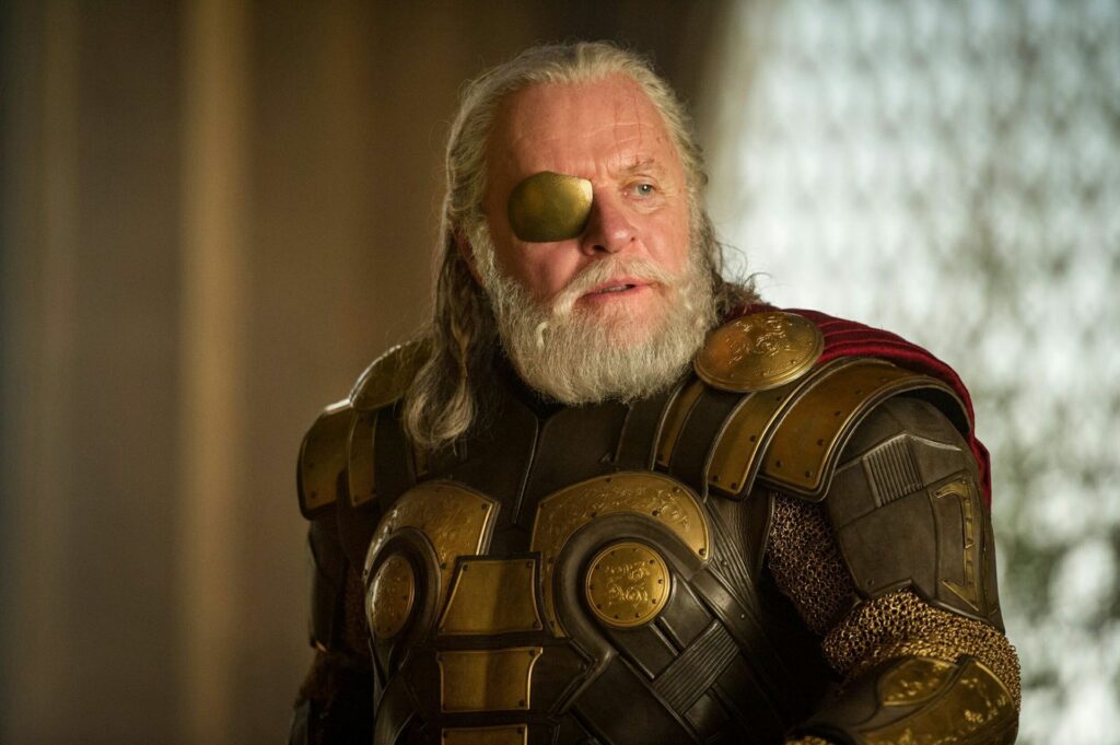 Anthony Hopkins como Odín en Thor: El Mundo Oscuro