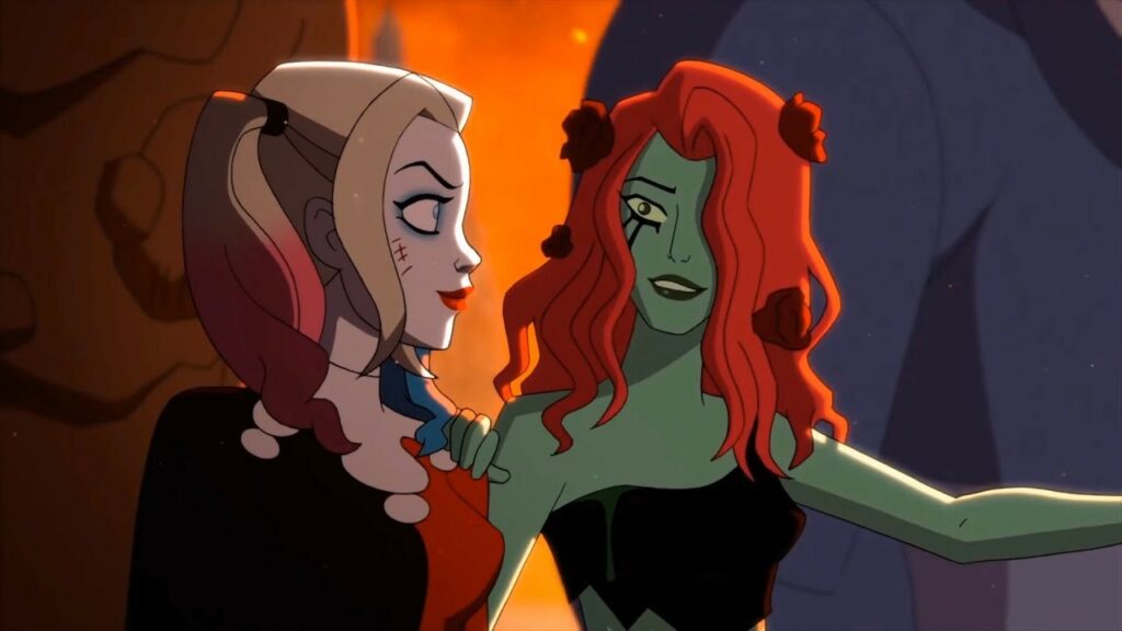 Harley Quinn y Poison Ivy en la serie de animación de Harley Quinn