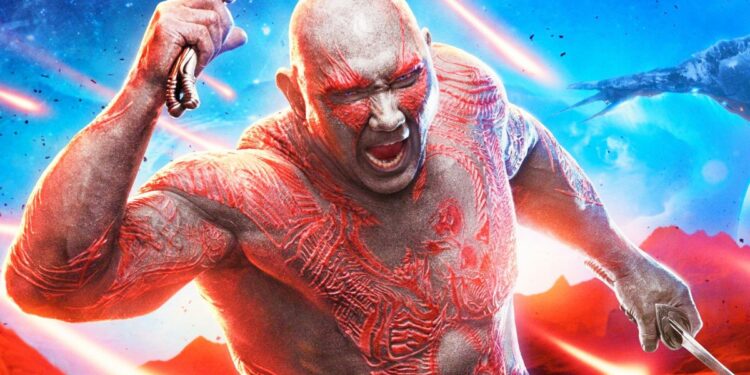 Dave Buatista interpreta a Drax el Destructor