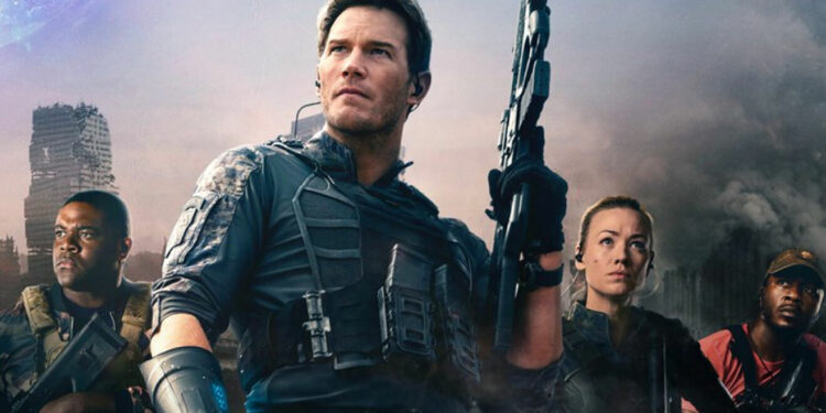 Imagen promocional con Sam Richardson, Chris Pratt, Yvonne Strahovski y Edwin Hodge.